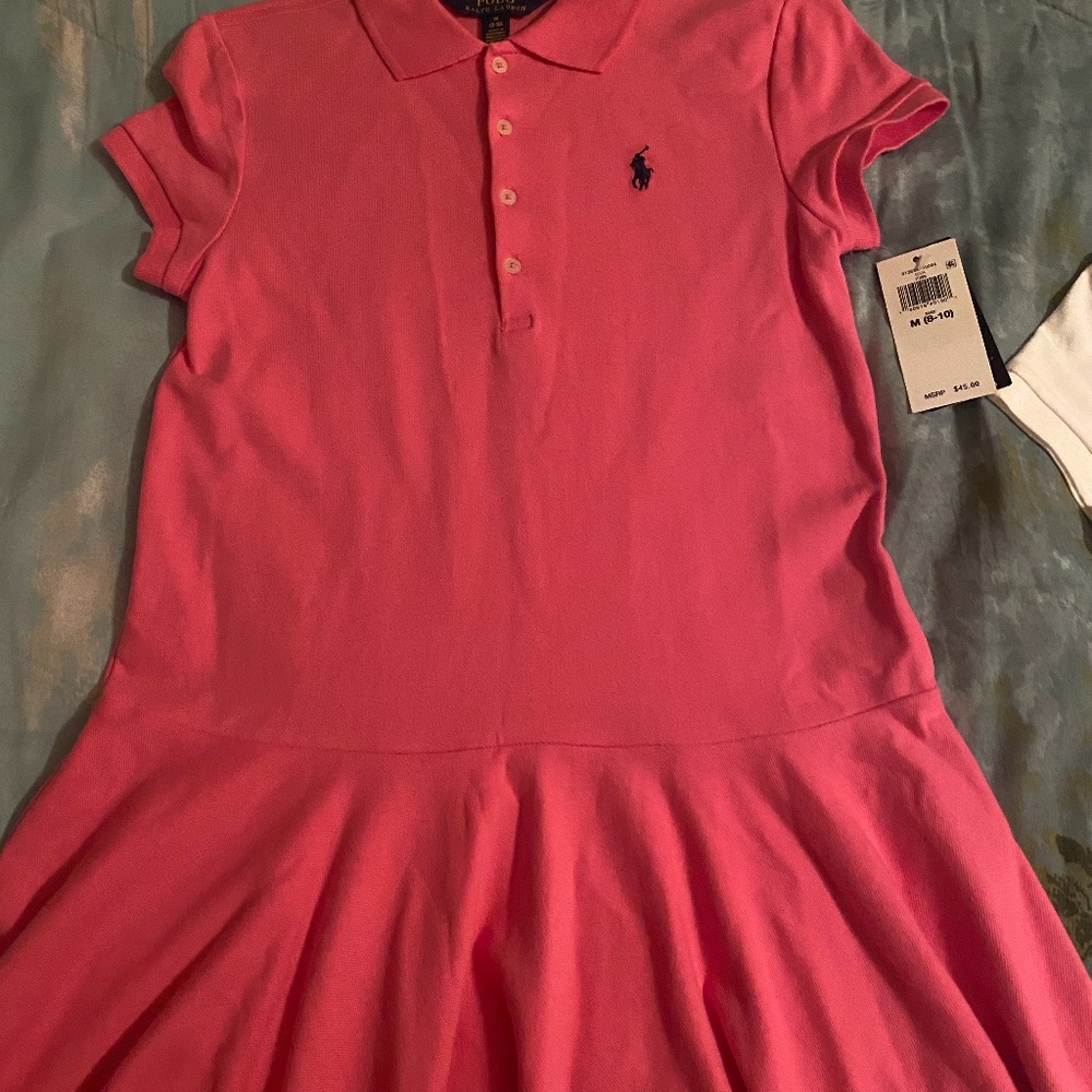 NWT Polo Ralph Lauren girls size 8-10 dress